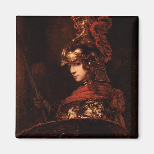 Pallas Athena of, gepantserd, 1664-65 Magneet (Voorkant)