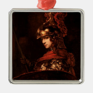 Pallas Athena of, gepantserd, 1664-65 Metalen Ornament