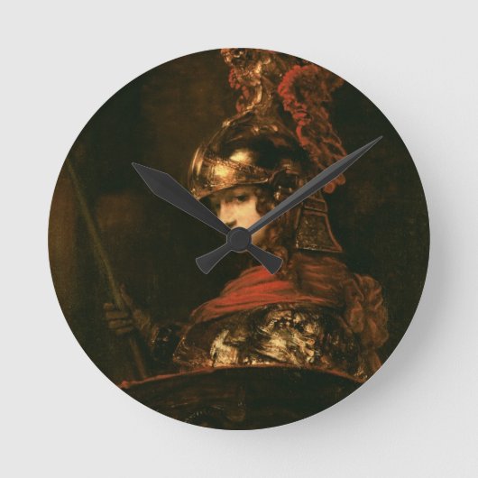 Pallas Athena of, gepantserd, 1664-65 Ronde Klok (Voorkant)