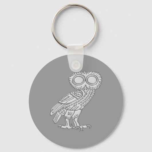 Pallas Athene Athena Eule owl Sleutelhanger (Voorkant)