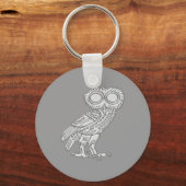 Pallas Athene Athena Eule owl Sleutelhanger (Voorkant)