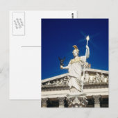 Pallas-Athene-fontein Briefkaart (Voorkant / Achterkant)