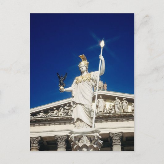 Pallas-Athene-fontein Briefkaart (Voorkant)