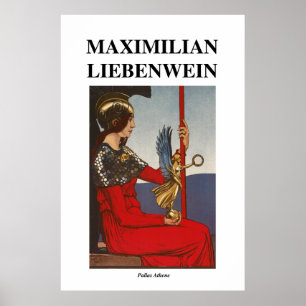 Pallas Athene, Maximilian Liebenwein Poster