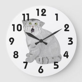 Pallas Cat Clock Grote Klok