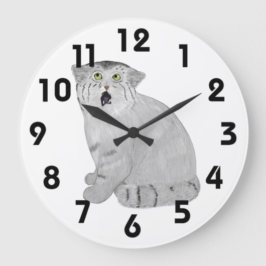 Pallas Cat Clock Grote Klok (Voorkant)