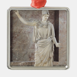 Pallas de Velletri, standbeeld van de helmeted Ath Metalen Ornament