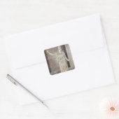 Pallas de Velletri, standbeeld van de helmeted Ath Vierkante Sticker (Envelop)