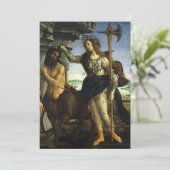 Pallas en de centaur door Sandro Botticelli (Staand voorkant)