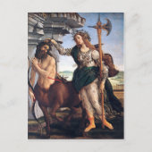Pallas en de Centaur, Sandro Botticelli Briefkaart (Voorkant)