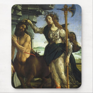 Pallas en de centaur van Sandro Botticelli Muismat