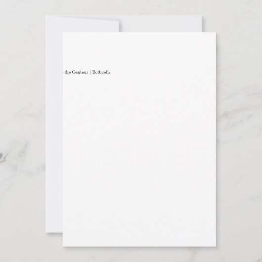 Pallas en het centrum | Botticelli (Achterkant)