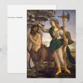 Pallas en het centrum | Botticelli (Voorkant / Achterkant)