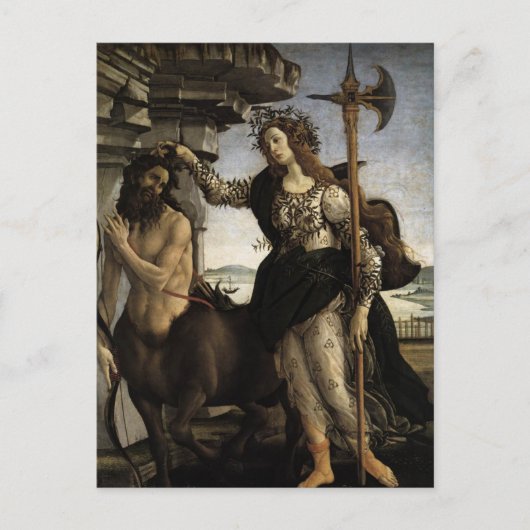 Pallas en het centrum briefkaart (Voorkant)