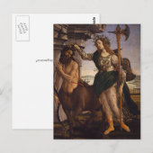 Pallas en het centrum door Botticelli Briefkaart (Voorkant / Achterkant)
