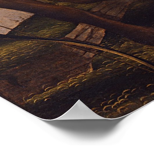 Pallas en het centrum door Botticelli Poster (Hoek)