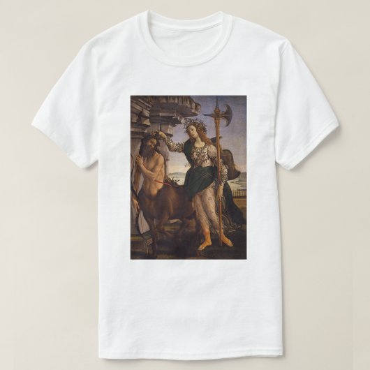 Pallas en het centrum door Botticelli T-shirt (Design voorkant)