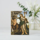 Pallas en het centrum door Sandro Botticelli Briefkaart (Staand voorkant)