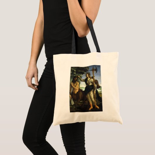 Pallas en het centrum door Sandro Botticelli Tote Bag (Voorkant (product))