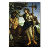 Pallas (Minerva) en Centaur door Sandro Botticelli (Voorkant)