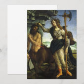 Pallas (Minerva) en Centaur door Sandro Botticelli (Voorkant / Achterkant)