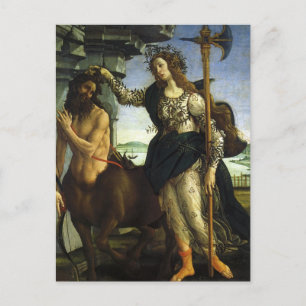 Pallas (Minerva) en Centaur door Sandro Botticelli Briefkaart