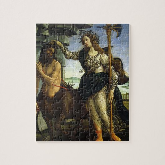 Pallas (Minerva) en Centaur door Sandro Botticelli Legpuzzel (Verticaal)