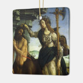 Pallas (Minerva) en de centaur van Sandro Botticel Keramisch Ornament (Links)