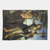 Pallas (Minerva) en de centaur van Sandro Botticel Theedoek (Horizontaal)