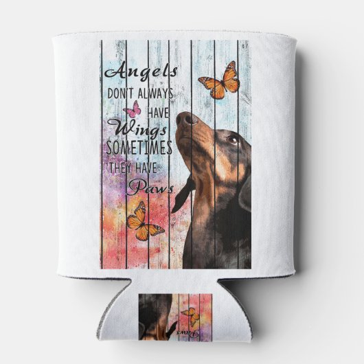 Pallet Angels heeft soms Paws Dachshund-citaten Blikjeskoeler (Achterkant)