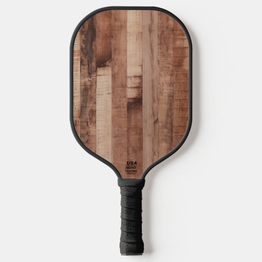 Pallet houten planken pickleball paddle (Voorkant)