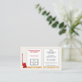 Pallet Jack Standard, 3,5-inch x 2,0-inch Visiteka Visitekaartje (Staand voorkant)