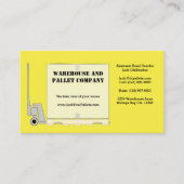 Pallet Jack Visitekaartje (Voorkant)