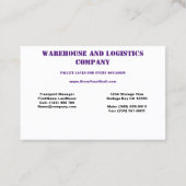 Palletaansluiting, standaard, 3,5 x 2,0-inch Visit Visitekaartje (Achterkant)