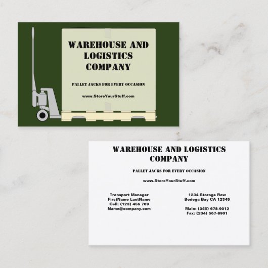 Palletaansluiting, standaard, 3,5 x 2,0-inch Visit Visitekaartje (Voorkant / Achterkant)