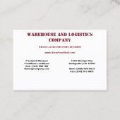 Palletaansluiting, standaard, 3,5 x 2,0-inch Visit Visitekaartje (Achterkant)