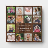 Pallethout We Love You Oma 14 Fotocollage Fotoplaat (Voorkant)