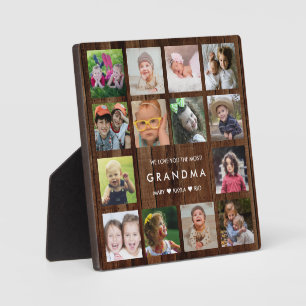 Pallethout We Love You Oma 14 Fotocollage Fotoplaat