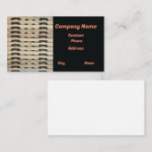 Pallets houtproduct opslag transport planken visitekaartje (Voorkant / Achterkant)