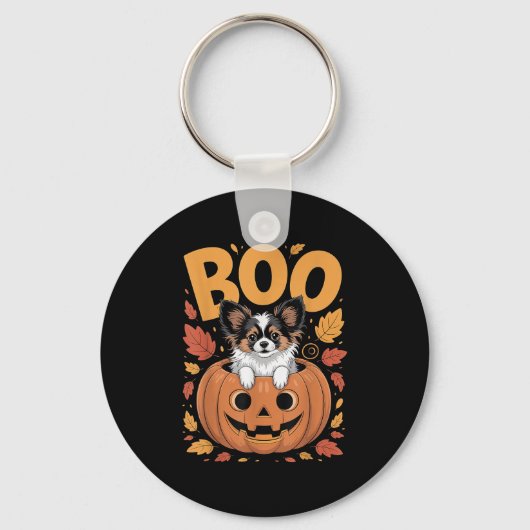 Pallon Costume On Pumpkin Halloween Pallon  Sleutelhanger (Voorkant)