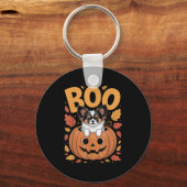 Pallon Costume On Pumpkin Halloween Pallon  Sleutelhanger (Voorkant)