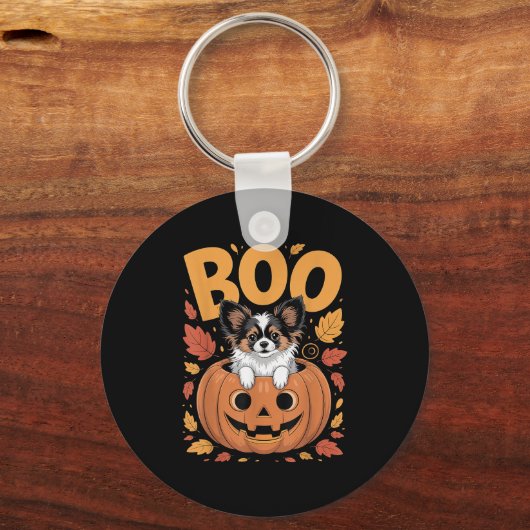 Pallon Costume On Pumpkin Halloween Pallon  Sleutelhanger (Voorkant)