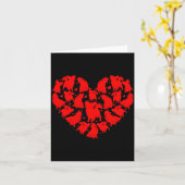 Pallon Dog Lover Funny Love Heart Pallon Valentine Kaart (Gele Bloem)