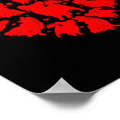 Pallon Dog Lover Funny Love Heart Pallon Valentine Poster (Hoek)