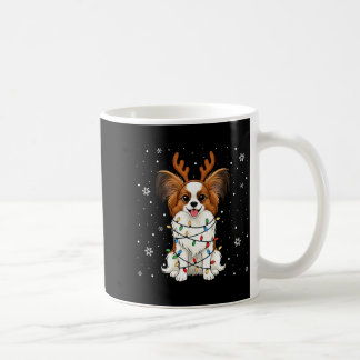 Pallon-hond Kerstverlichting Rendier Grappig Kerst Koffiemok