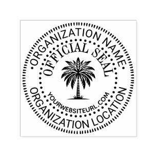 Palm #1 Algemene Aangepaste Officiële Zegel Naam L Zelfinktende Stempel