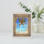 Palm Afbeelding omhuld Briefkaart (Staand voorkant)