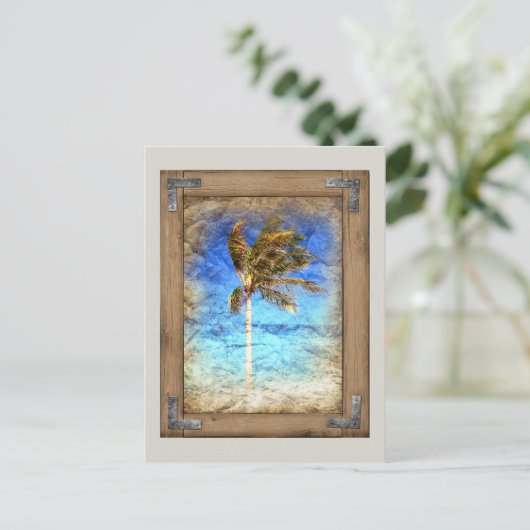 Palm Afbeelding omhuld Briefkaart (Staand voorkant)