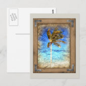 Palm Afbeelding omhuld Briefkaart (Voorkant / Achterkant)