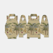 Palm Antiek tropische vruchten botanische kunst Bedankdoosjes (Uitgevouwen)